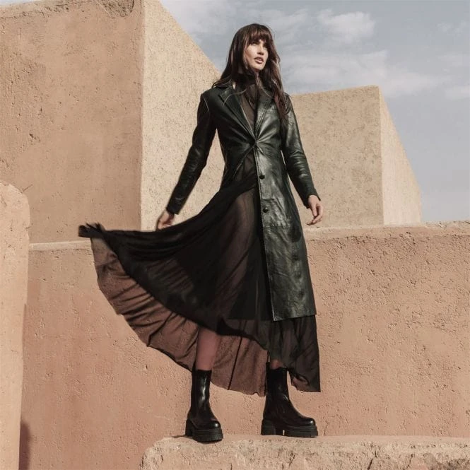 Amalee Black Leather 2 Amalee Black Leather - Image 2