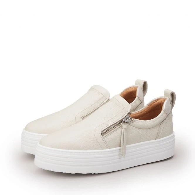 Amellia Off White Leather 2 Amellia Off White Leather - Image 2