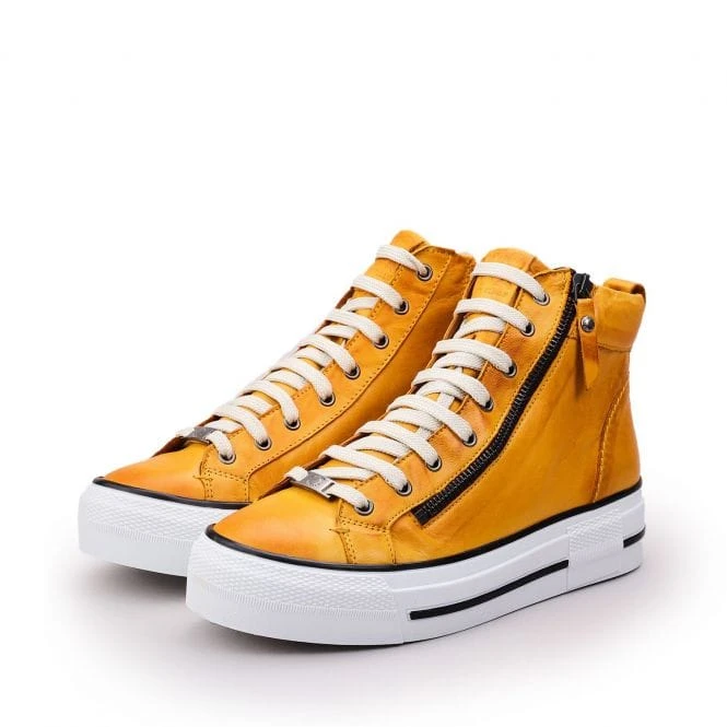 Annaken Mustard Leather 2 Annaken Mustard Leather - Image 2