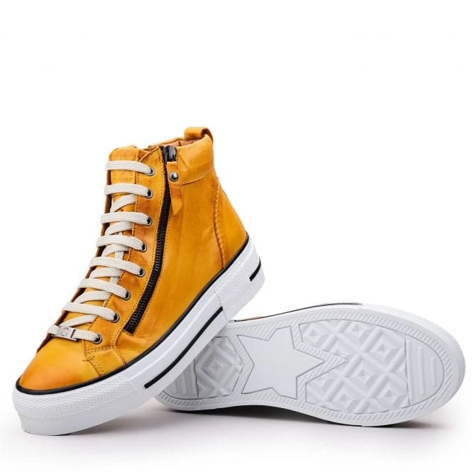 Annaken Mustard Leather 4 Annaken Mustard Leather - Image 4