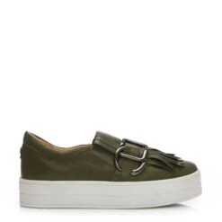 Arlenne Khaki Leather