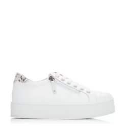 B.Glazie White - Snake Leather