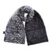 Beau Scarf Grey - Leopard Textile