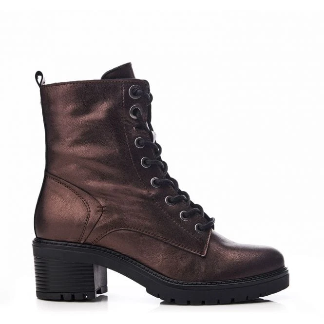 Bellzie Pewter Metallic Leather 1 Bellzie Pewter Metallic Leather