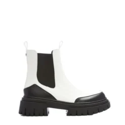 Berra White Patent Mocc Croc