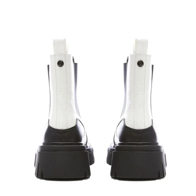 Berra White Patent Mocc Croc 4 Berra White Patent Mocc Croc - Image 4