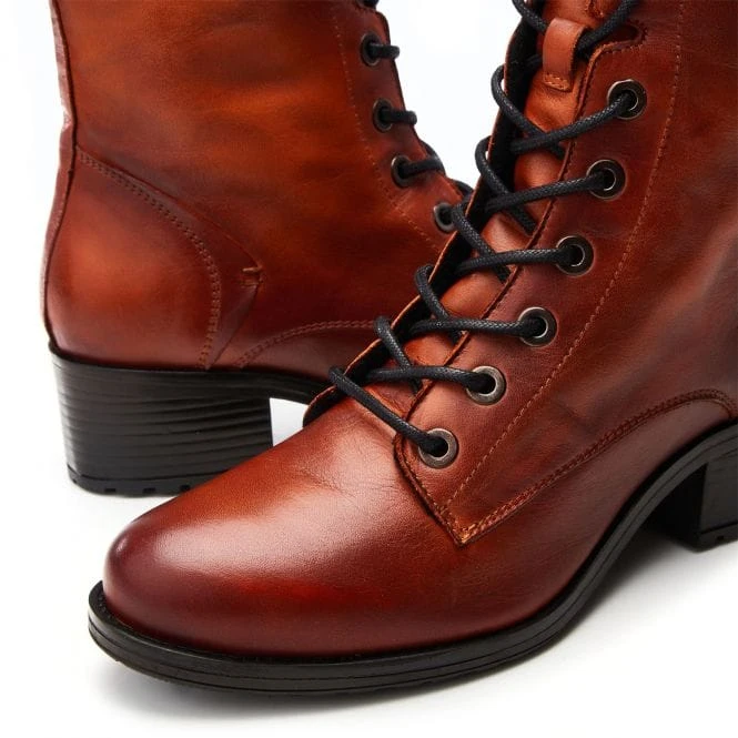 Bezzie Dark-Orange Leather 4 Bezzie Dark-Orange Leather - Image 4