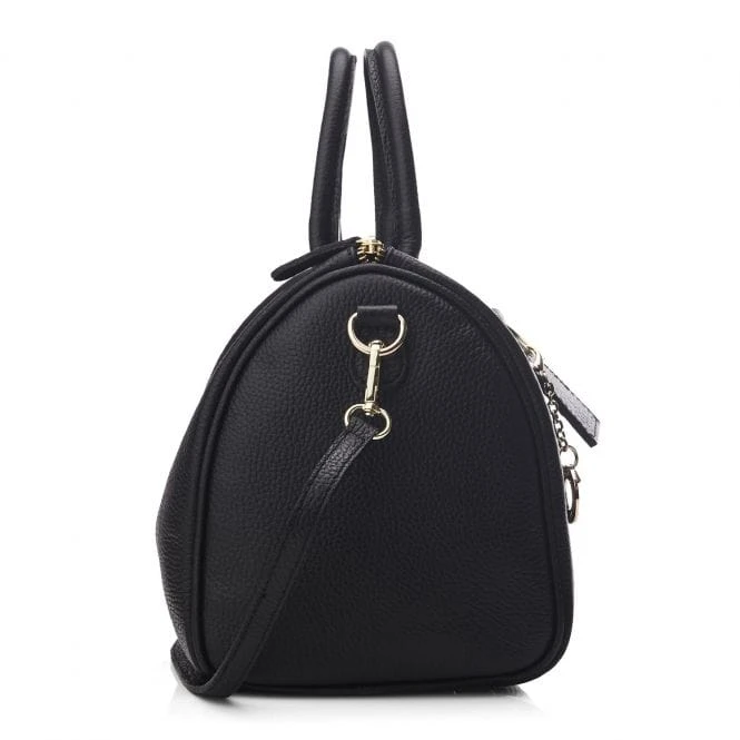 Bowler Bag Black Leather 3 Bowler Bag Black Leather - Image 3