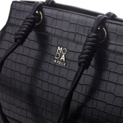 Braidy Bag Black Croc Print Porvair -Gabor Sales Store braidy bag black croc print porvair p13560 89855 medium