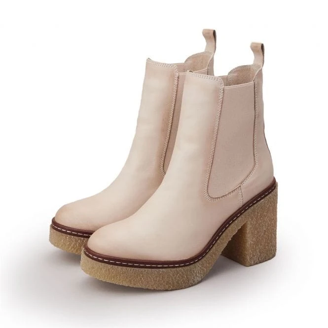 Breeanna Cream Leather 2 Breeanna Cream Leather - Image 2