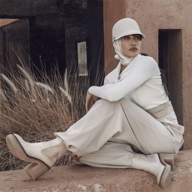 Breeanna Cream Leather 3 Breeanna Cream Leather - Image 3