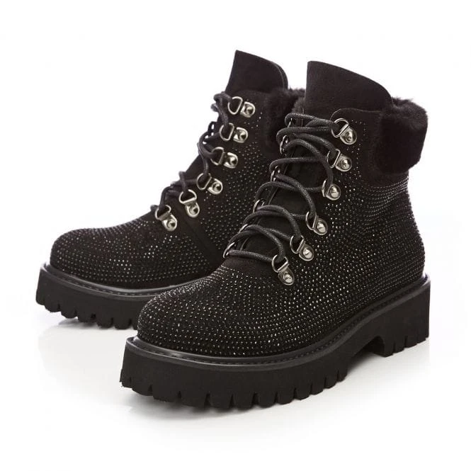 Bristia Black Alcantara 4 Bristia Black Alcantara - Image 4