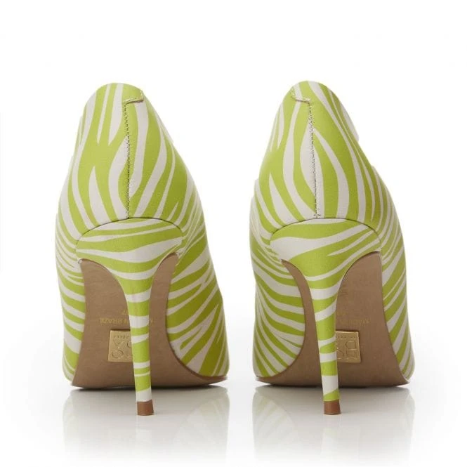 Cabaret Lime Zebra Nubuck 4 Cabaret Lime Zebra Nubuck - Image 4