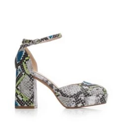 Caroleena Monochrome Snake Print