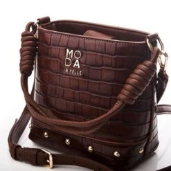 Cindy Bag Brown Croc Print Porvair -Gabor Sales Store cindy bag brown croc print porvair p13563 89776 medium