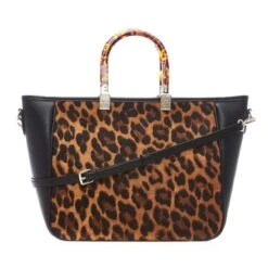 Coco Bag Black - Leopard Porvair -Gabor Sales Store coco bag black leopard porvair p12166 75730 medium