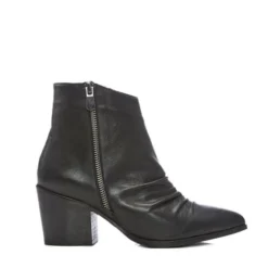 Coralie Black Leather