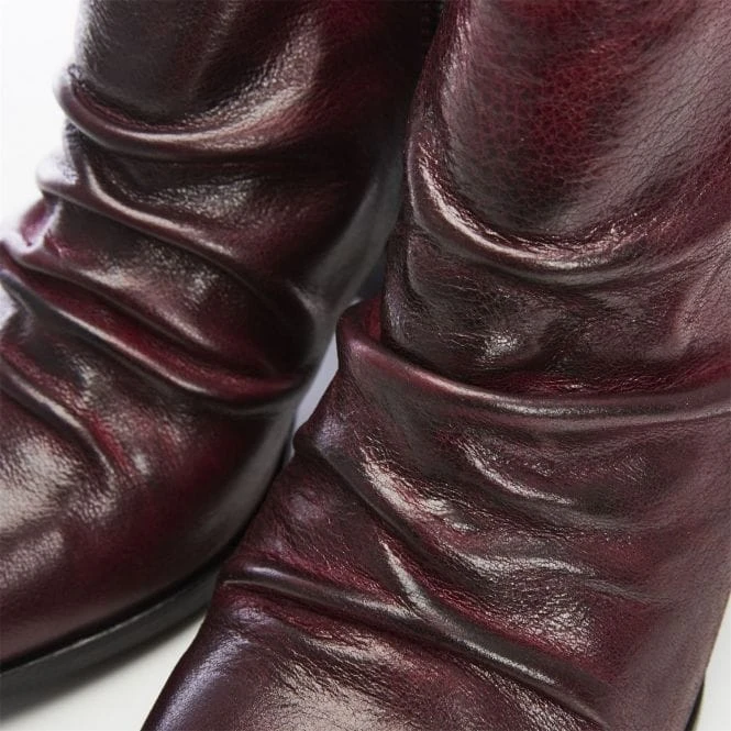 Coralie Burgundy Leather 3 Coralie Burgundy Leather - Image 3