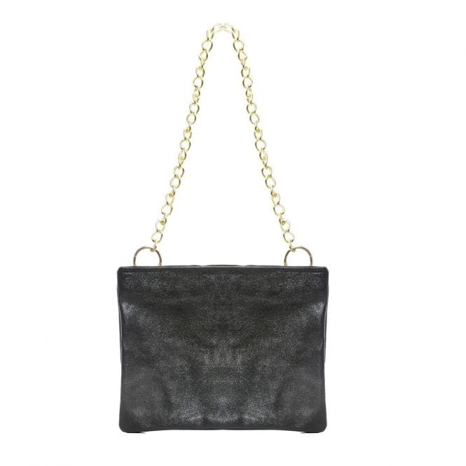 Dani Bag Black Metallic Leather 2 Dani Bag Black Metallic Leather - Image 2