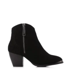 Dania Black Suede