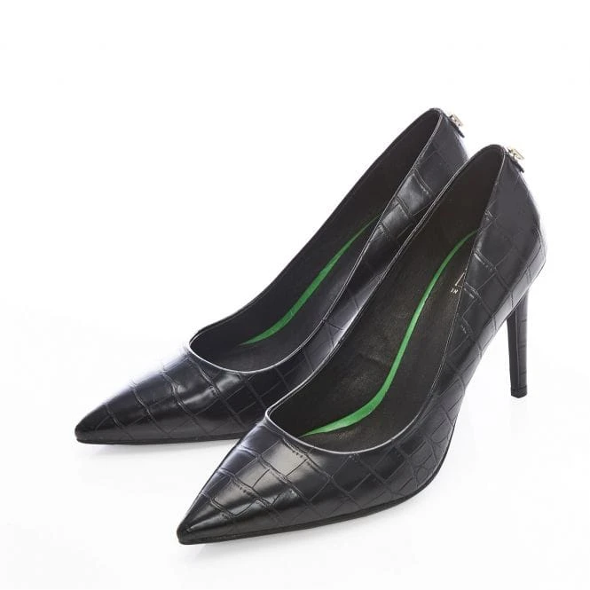 Daniela Black Patent Mocc Croc 2 Daniela Black Patent Mocc Croc - Image 2