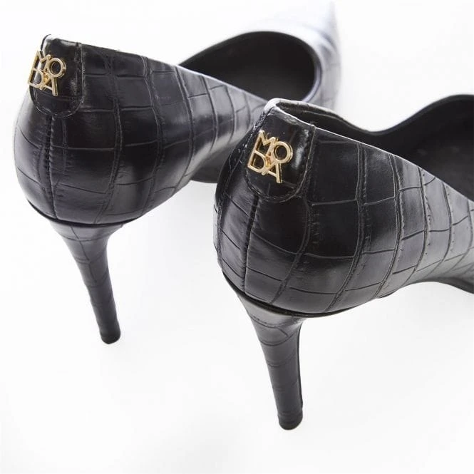 Daniela Black Patent Mocc Croc 4 Daniela Black Patent Mocc Croc - Image 4