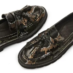 Eirene Khaki Snake Print Leather -Gabor Sales Store eirene khaki snake print leather p13836 91404 medium