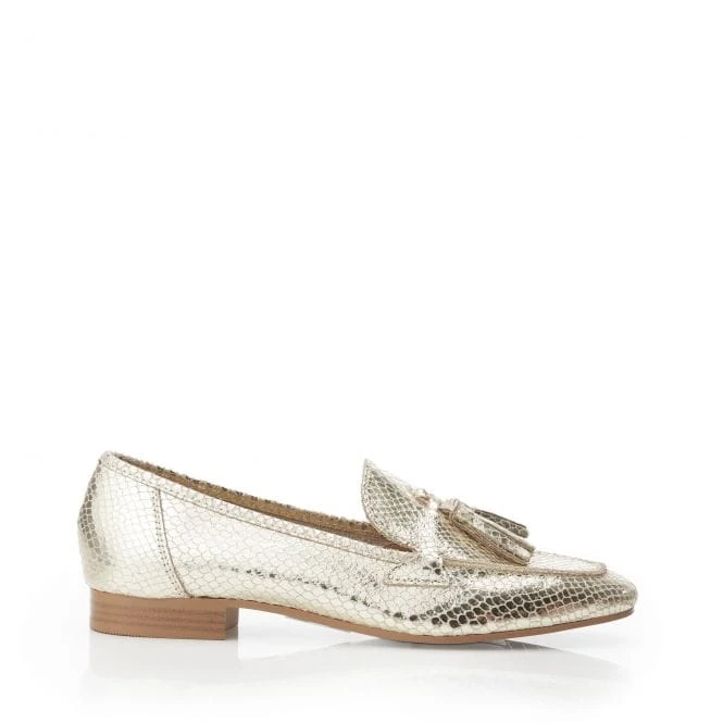 Elmo Gold Snake Print Leather 1 Elmo Gold Snake Print Leather