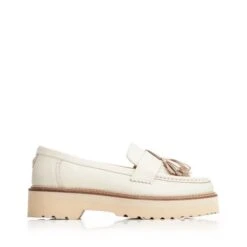 Elvite Off White Leather