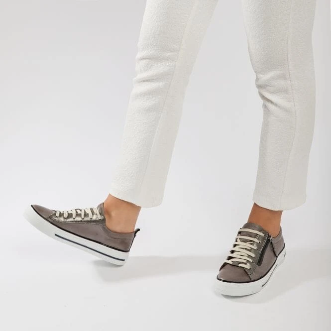 Filicia Grey Leather 2 Filicia Grey Leather - Image 2