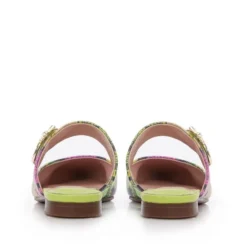 Florally Lime Green Snake Print Leather -Gabor Sales Store florally lime green snake print leather p12638 83104 medium