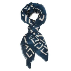 Geoscarf Blue Fabric