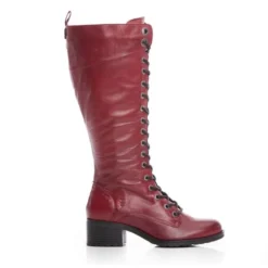 Hailey Burgundy Leather