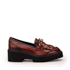 Holliee Dark Brown Leather