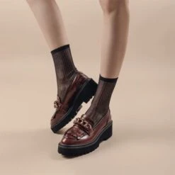 Holliee Dark Brown Leather 8 Holliee Dark Brown Leather -Gabor Sales Store holliee dark brown leather p13414 90368 medium