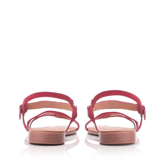 Huggle Red Leather 3 Huggle Red Leather - Image 3