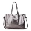 Indie Bag Pewter Leather