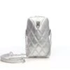 Johanna Bag Silver Metallic Leather