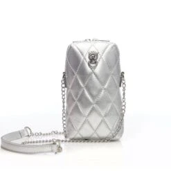 Johanna Bag Silver Metallic Leather