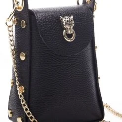 Joie Bag Black And Gold Metallic Leather -Gabor Sales Store joie bag black and gold metallic leather p13609 90009 medium