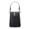 Joie Bag Black And Gold Metallic Leather