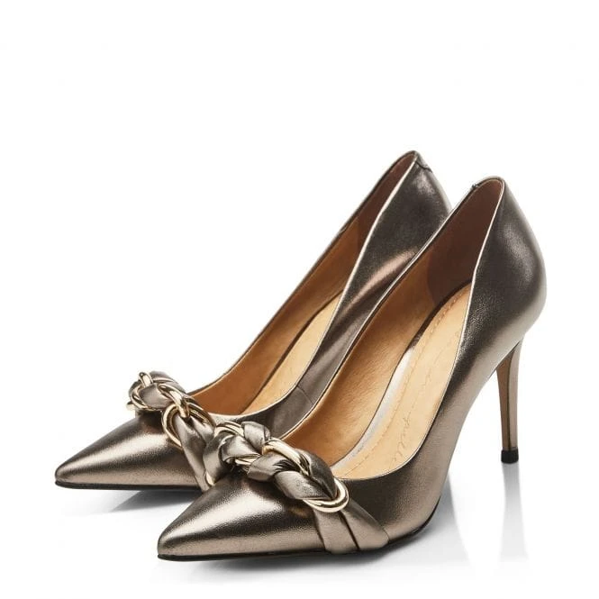 Julyssa Pewter Leather 2 Julyssa Pewter Leather - Image 2