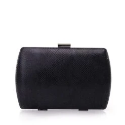 Kaiti Clutch Navy Snake Print