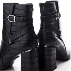 Kamina Black Patent Mocc Croc -Gabor Sales Store kamina black patent mocc croc p13685 90503 medium