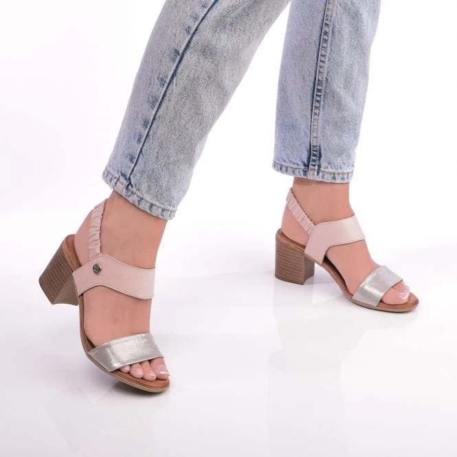 Laina Nude-Rose Gold Leather 2 Laina Nude-Rose Gold Leather - Image 2