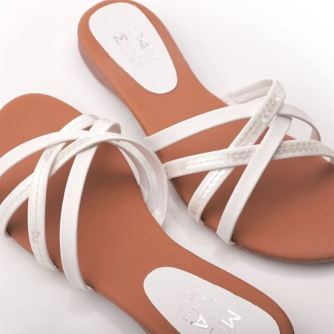 Lesta White Leather 4 Lesta White Leather - Image 4