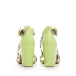 Loral Lime Green Snake Print Leather 7 Loral Lime Green Snake Print Leather -Gabor Sales Store loral lime green snake print leather p12663 83248 medium