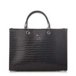 Marisa Bag Black Croc Print Porvair