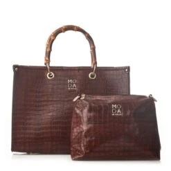 Gabor Sales Store -Gabor Sales Store marisa bag dark brown croc print porvair p13717 90655 medium