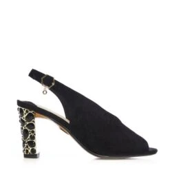 Meloni Jet Black Suede